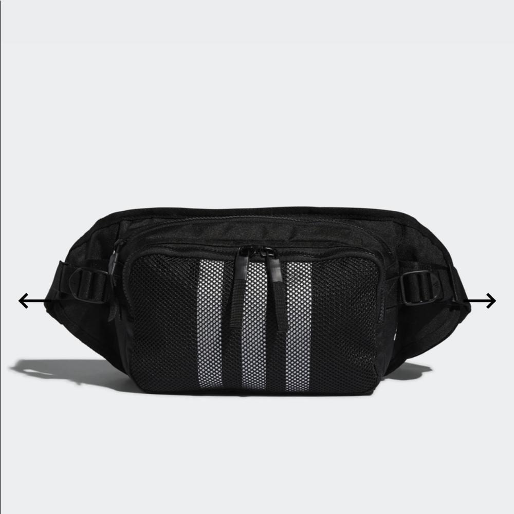 Adidas Amplifier Crossbody black/white - NWT - waist fanny bum bag
